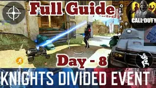 Cod Mobile Knights Divided Event  Day - 8 Tips & Tricks | Codm Knights Divided Guide. Nimalu Gaming.