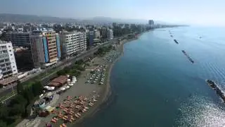 Molos Limassol, Cyprus from above