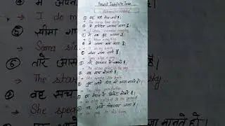 #theshuklasisters present indefinite tense ####affirmative sentence #####grammar ####