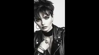Chic Leather Jacket and Bold Accessories Showcase #style #fashion #leatherjacket