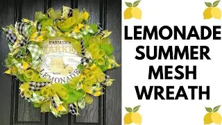 LEMONADE MESH WREATH