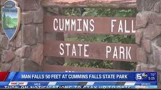 Man falls 50 feet off bluff at Cummins Falls State Park
