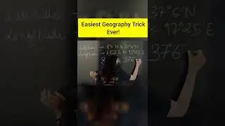 Easiest Geography Trick! #surabhimamvedantu