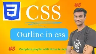 Outline in CSS | CSS outline Border| CSS tutorial for beginners.