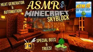 ASMR Modded Minecraft 🐝🍯 Cool Bees, Trees, & Automation!🛠️🌳WHISPERING + GAME KEYBOARD & MOUSE SOUNDS