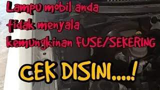 FUNGSI FUSE/SEKERING DI NEW AVANZA //MESIN K3-VE bagian 1