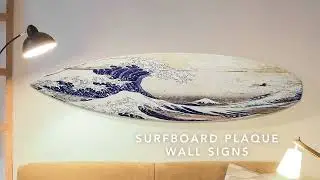 American Art Decor | Surfboard Plaque Wall Signs | AmericanArtDecor.com