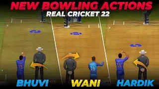 Explore RC 22&rsquo;s New Bowling Actions 🤩 &bull; Real Cricket 22 Update ⬆️ &bull; Biswayan Paul 🎮