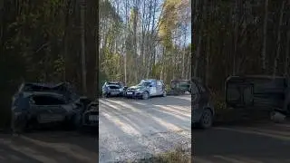 Сходы в скользком повороте, Ралли 