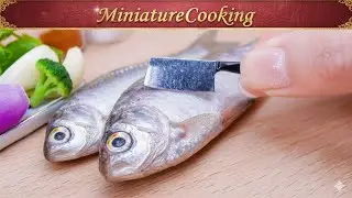 Miniature Fish Fry Masala 🐟🔥 | Funny Punjabi ASMR Mini Cooking