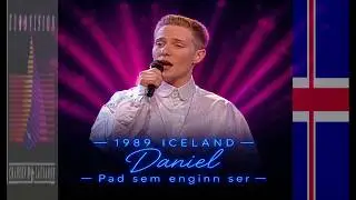 eurovision 1989 Iceland 🇮🇸 Daniel - &THORN;a&eth; sem enginn s&eacute;r ᴴᴰ