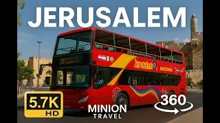 סיור באוטובוס התיירים האדום בירושלים 360&deg; | Jerusalem City Tour on the Red Tourist Bus
