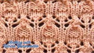 TEJIDOS DOS AGUJAS: 89- Ovalos Fantasía/ KNITTING WITH TWO NEEDLES: 89- Fantasy Ovals