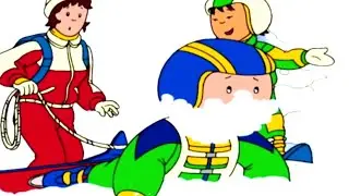 Caillou and the Snowboard | Caillou Cartoon