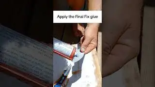 How to patch a hole in inflatable dinghy #finalfix