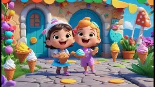 The Ice Cream Bridge Melts Away is a delightful kids rhyme that tells a story about an ice cream