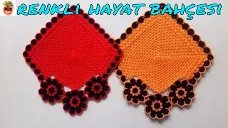 Çeyizlik Tığ İşi Mutfak Takımı Modeli   -  Anlatımlı Yapılışı  -  Örgü Dantel Oya El İşi