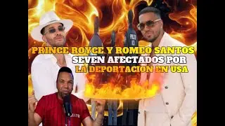 ROMEO SANTOS Y PRINCE ROYCE EN EL OJO DEL HURACAN POR NO SABER CONTESTAR SOBRE LA DEPORTACION EN USA