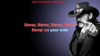 Motörhead - God Was Never On Your Side [Karaoke]