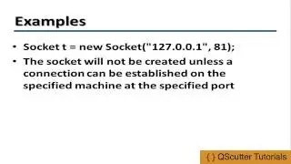Introduction to Sockets