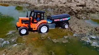 Rc Tractor with water tanker Unboxing and Testing | remote control tractor & water tanker toy