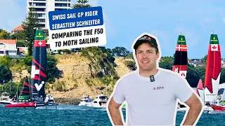 Sebastien Schneiter compares Sail GP to Moth Sailing