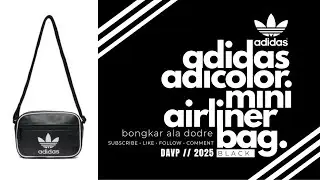 ADIDAS ADICOLOR CLASSIC MINI AIRLINER BAG/ BLACK - ADIDAS ORIGINALS #adidasoriginals
