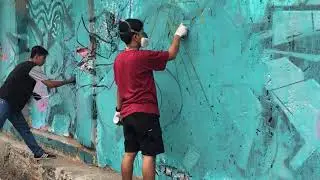 GRAFFITI PASAR LAMA TANGERANG INDONESIA