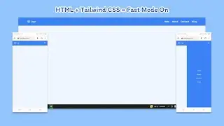 Create a Responsive Navbar with HTML, TailwindCSS, and JavaScript | Step-by-Step Tutorial