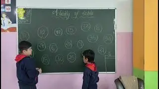 Learning Multiplication Tables Through Fun Activity