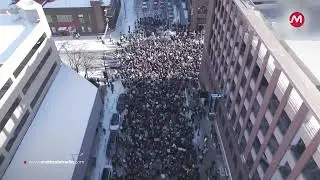Minneapolis sees massive subzero march as protesters demand ICE out of Twin Cities| Maktoob