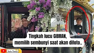 Kirab Jumenengan KGPAA Mangkunegara X & GIBRAN disambut riuh tepuk tangan..