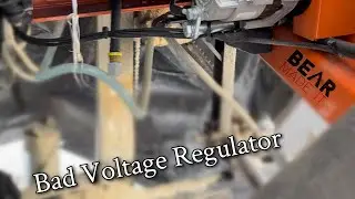 Symptoms of a faulty Alternator Series CS 130 on the Wood-Mizer LX150 with a potential solution