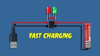 Easy DIY 3.7V Battery Charger 🔋 | Lithium Charger Circuit at Home