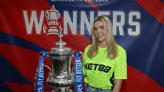 I went to see the FA Cup Trophy at Selhurst Park! 🏆