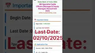 SBI SCO Recruitment 2025 Apply Online for 59 Manager & Deputy Manager Posts #govtjobsinformation