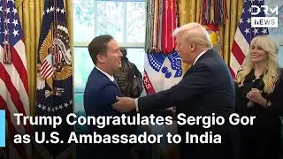 President Trump Attends Swearing-In Ceremony for Sergio Gor as U.S. Ambassador to India | AC1N