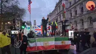 LIVE - Free Iran - March from BBC to Downing St