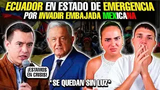 MIS SOBRINOS REACCIONAN a las CONSECUENCIAS a ECUADOR por *INVADIR EMBAJADA MEXICANA* 😱🇲🇽