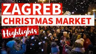 ZAGREB CROATIA - CHRISTMAS MARKET (2021) 