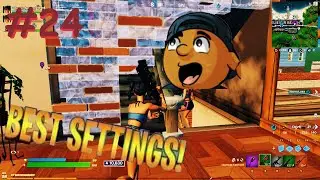Settings that got me in a Jerian Video! | Touchdown 🏈 (Fortnite Montage) | Zach is Quacked