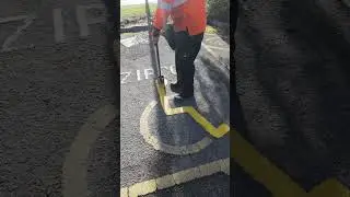Accessible Parking Bay Line Painting ♿