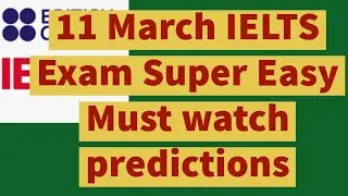 11 March IELTS exam predictions || predictions 11 March academic exam 2023 @IELTSband_9