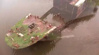 Brilliant Drone Tour of Shipwrecks in Homebush Bay, Sydney, Australia