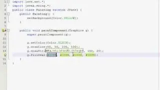 Java Graphics Tutorial 2 - Painting stuff