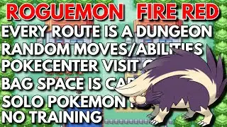 (END GAME SKUNK!!) Pokemon Firered Natdex Roguemon 725+ ATTEMPTS