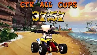 CORTEX Gets ALL of the Cups in Crash Team Racing! | CTR All Cups - 37:57