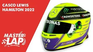 Casco Mini Helmet 1:2 Lewis Hamilton 'Mercedes 2022'