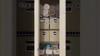 Organize Your Linen Closet for Just $30! #homeorganizationhacks