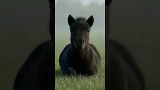 I was not ready for THIS moment 🥹 #aww #babyanimals #cute #pony